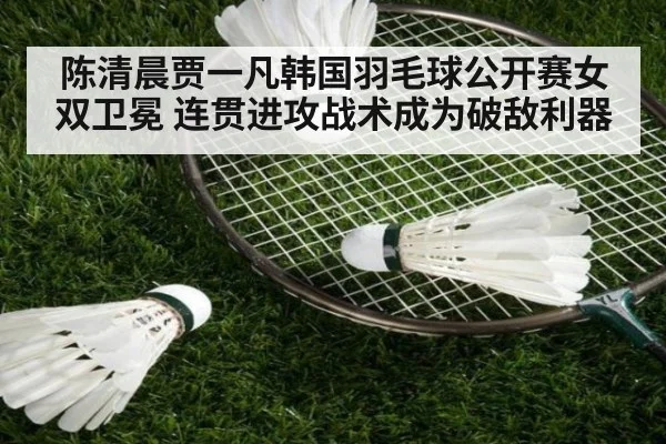 陈清晨贾一凡韩国羽毛球公开赛女双卫冕 连贯进攻战术成为破敌利器