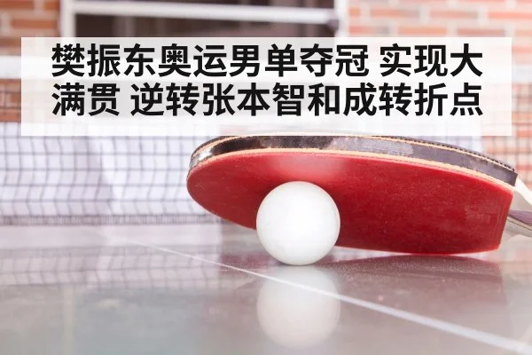 樊振东奥运男单夺冠 实现大满贯 逆转张本智和成转折点